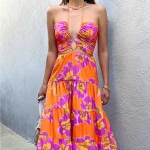 Runaway the Label Orchid Maxi dress
